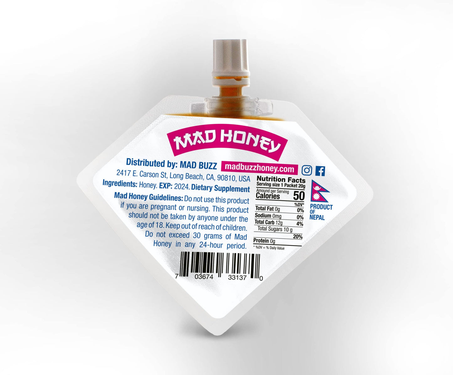 Mad Honey Pouch 20g